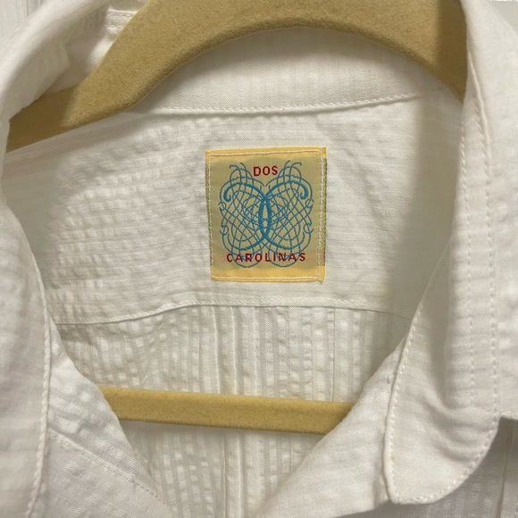Dos Carolinas White Guayabera Dress - Picture 12 of 16